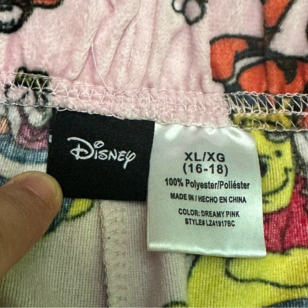 Disney Winnie Pink and Yellow Pajama Bottoms with Playful Cartoon Design - Picture 5 of 9